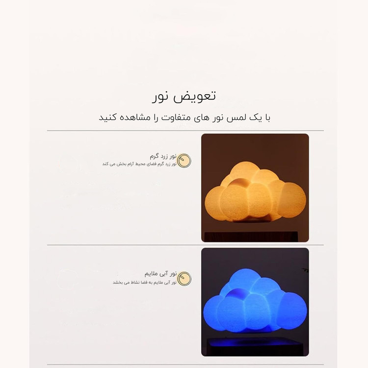 چراغ خواب ابر معلق مغناطیسی