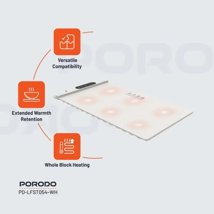 پد گرمکننده غذا پرودو Porodo Lifestyle Warming Food مدل PD-LFST054