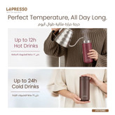 تراول ماگ (فلاسک ) 3 کاره LEPRESSO مدل Triple Quench ( Trio Tumbler )
