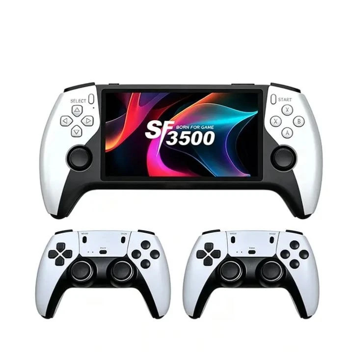 کنسول بازی دستی مدل SF3500 PRO با ۲ دسته بیسیم و حافظه ۲ گیگابایت
