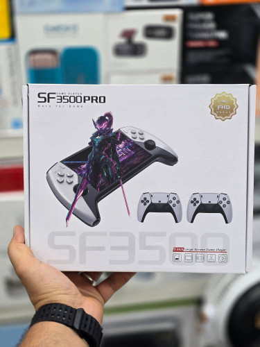 کنسول بازی دستی مدل SF3500 PRO با ۲ دسته بیسیم و حافظه ۲ گیگابایت
