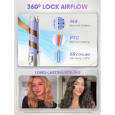 حالت دهنده مو شیگلم Cool Lock Airflow سایز 25 میلی متر
