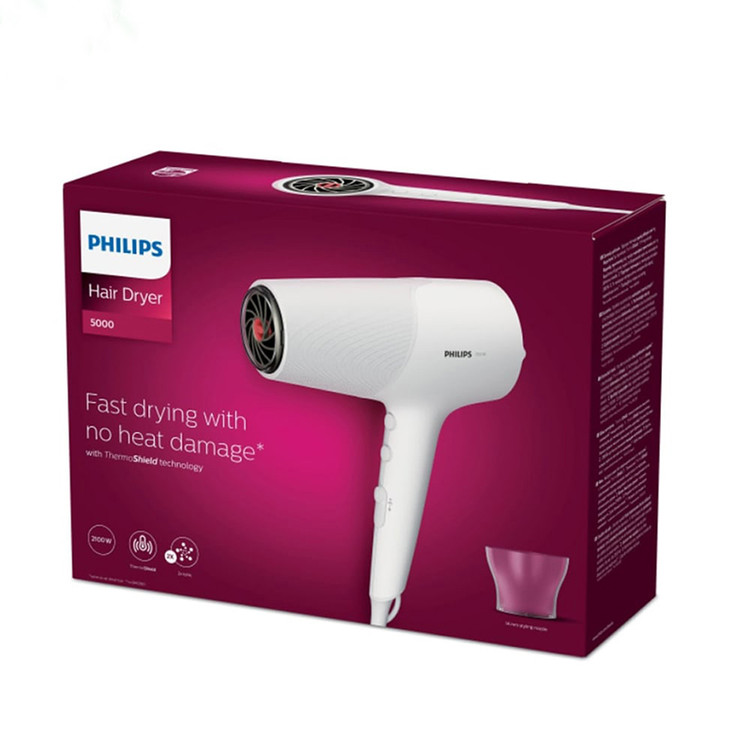سشوار فیلیپس BHD500 سری 5000 توان 2100 وات